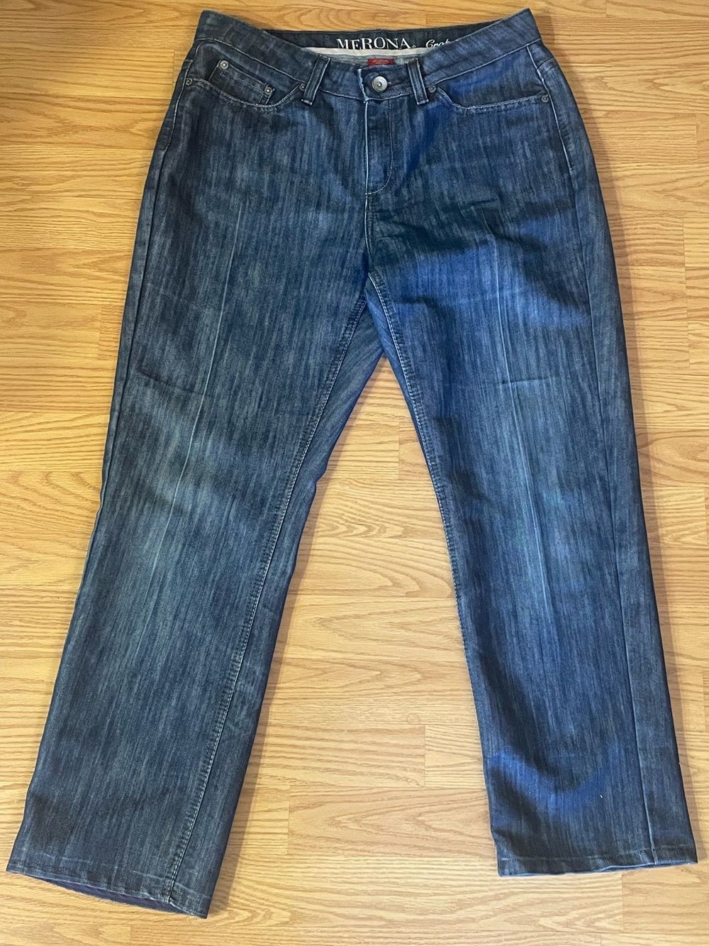 Merona Dark Blue Straight-Leg Women's Jeans